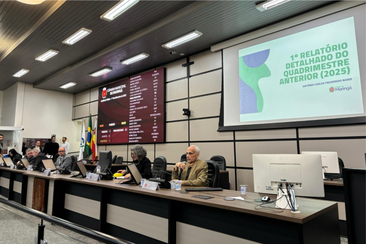 Secretaria de Saúde apresenta relatório de gestão do 1º quadrimestre de 2025
